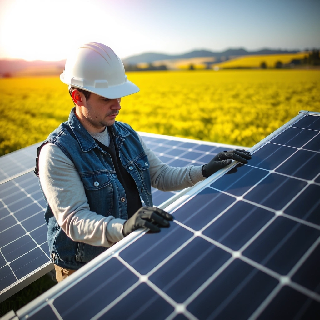 Verificación en campo de energía solar
